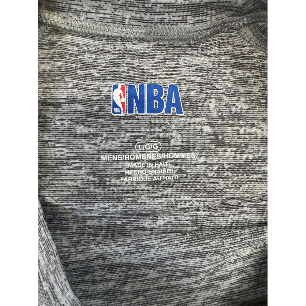NBA Washington Wizards Mens Large Gray Space Dye Graphic T-Shirt Raglan Sleeve - Picture 5 of 7